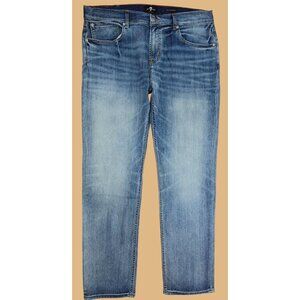 7 For All Mankind Men's Straight Leg Jeans 38 Clean Pkt Coachella